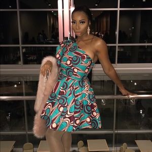 African Ankara Dress Flare Dress